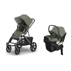 Vista V3 Stroller & Aria V2 Lightweight Infant Car Seat Travel System