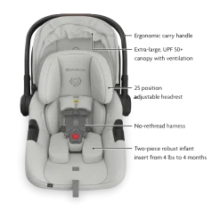 Vista V3 Stroller & Aria V2 Lightweight Infant Car Seat Travel System