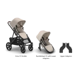 Vista V3 Stroller, RumbleSeat V3 & Upper Adapters
