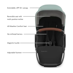 Vista V3 Stroller, RumbleSeat V3 & Upper Adapters