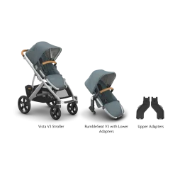 Vista V3 Stroller, RumbleSeat V3 & Upper Adapters