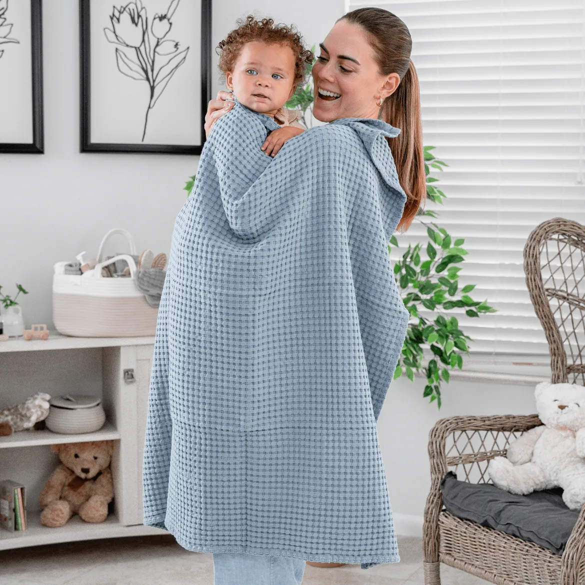 Waffle Weave Baby Blanket