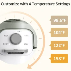 Warm Water Dispenser with Smart Thermostat & Night Light