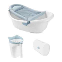 Wave 4-in-1 Bath Tub, Rinser & Spout Cover Bundle