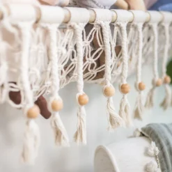Willow Macrame Storage Wall Decor
