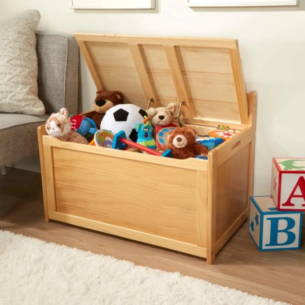 Wooden Toy Chest