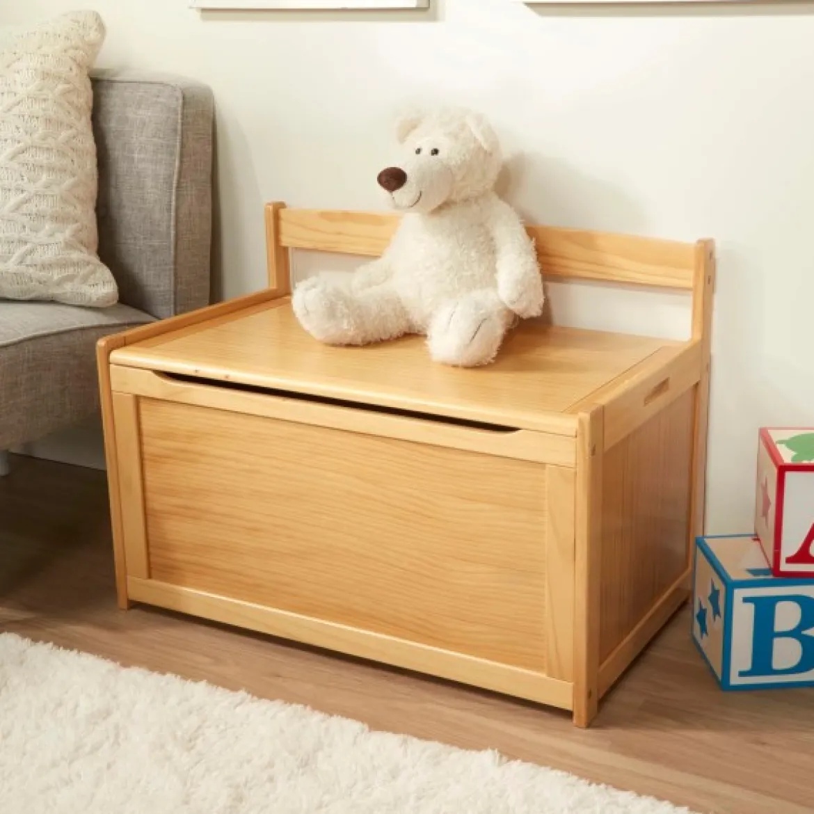 Wooden Toy Chest